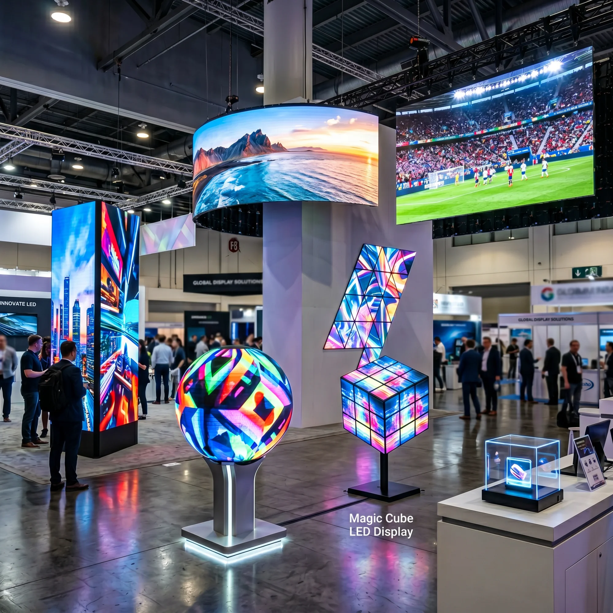 Paparan LED Sfera Dalaman di Maghribi