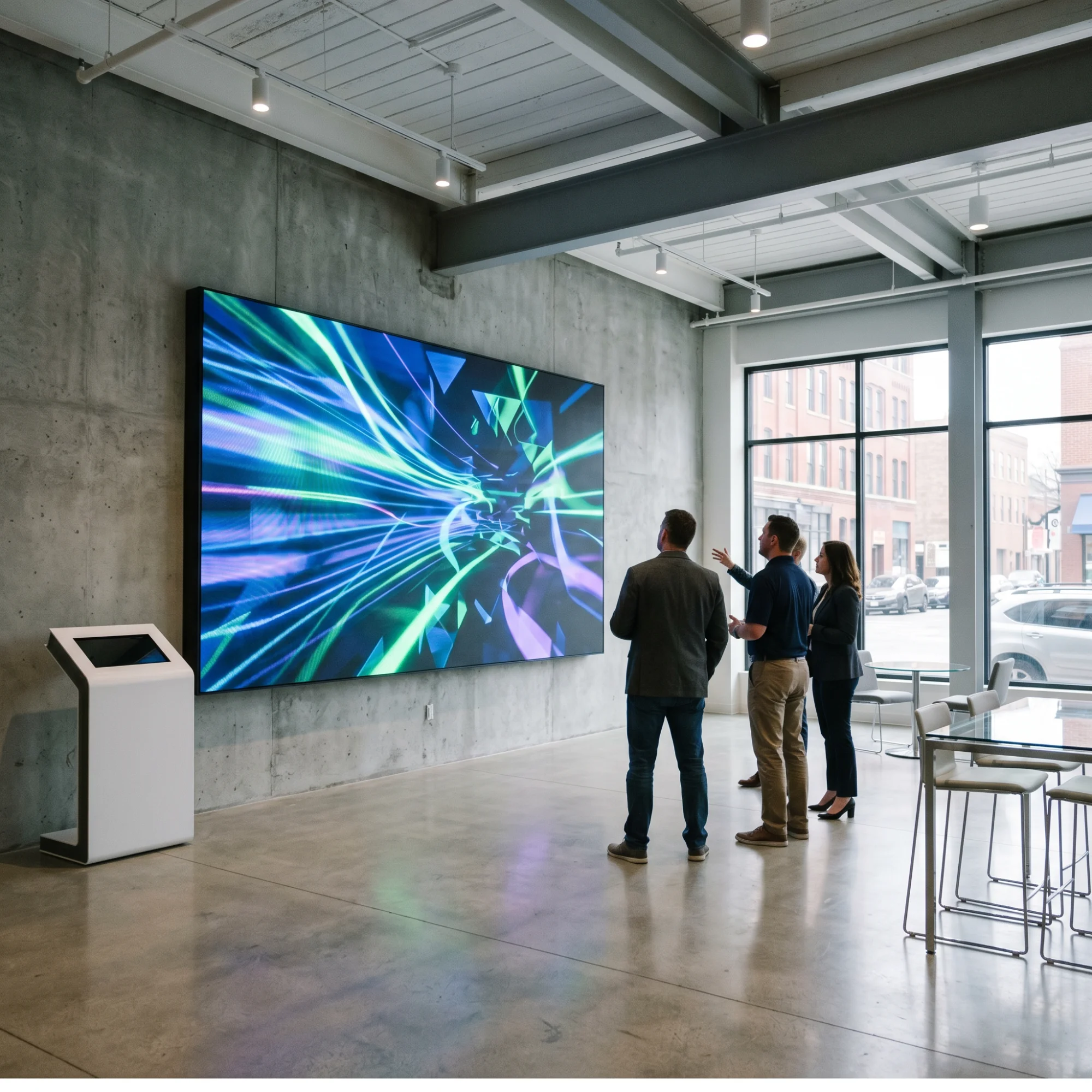 Skrin LED Bilik Pameran di Amerika Syarikat